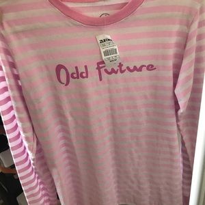 Odd Future Striped Long Sleeve Tee Size Small